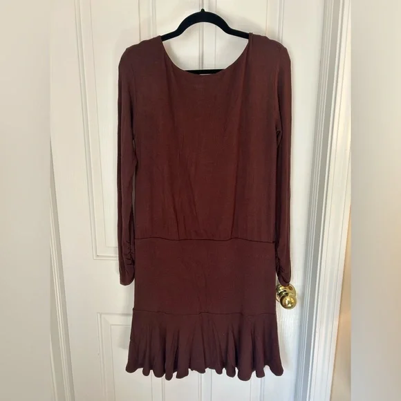 Bailey 44 Zoe Sweater Dress in Brown Size Medium - Picture 4 of 6